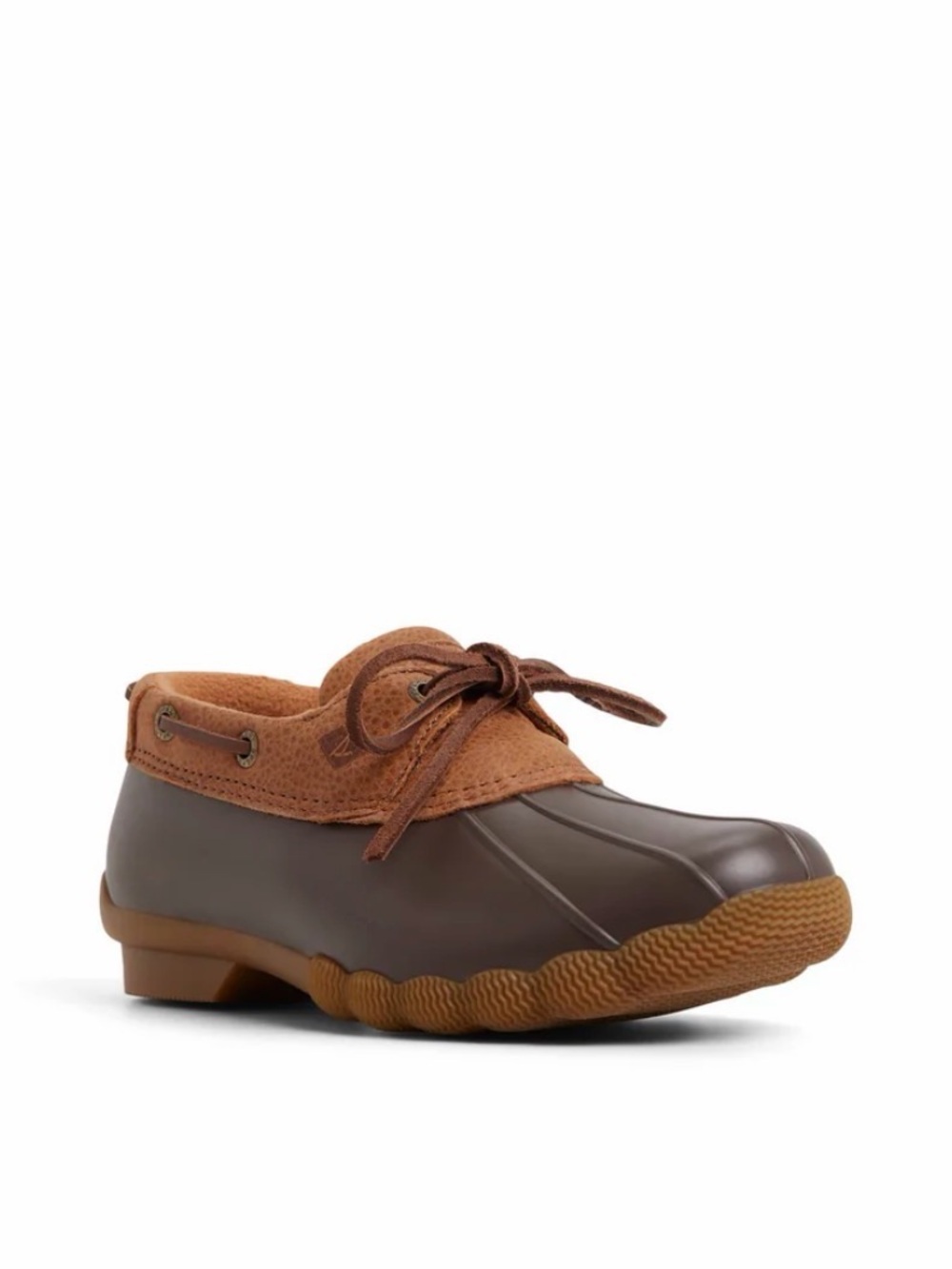 Sperry Brown Duck-Style Lace-Up Waterproof Shoes